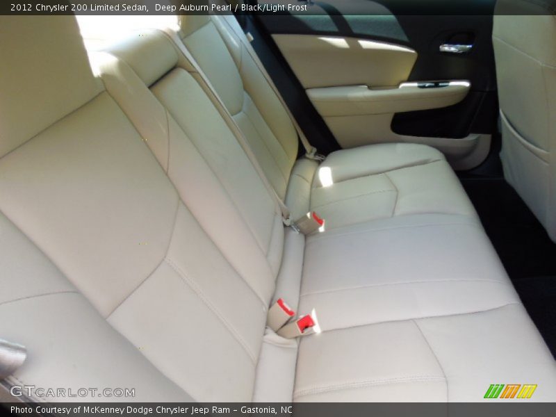 Deep Auburn Pearl / Black/Light Frost 2012 Chrysler 200 Limited Sedan