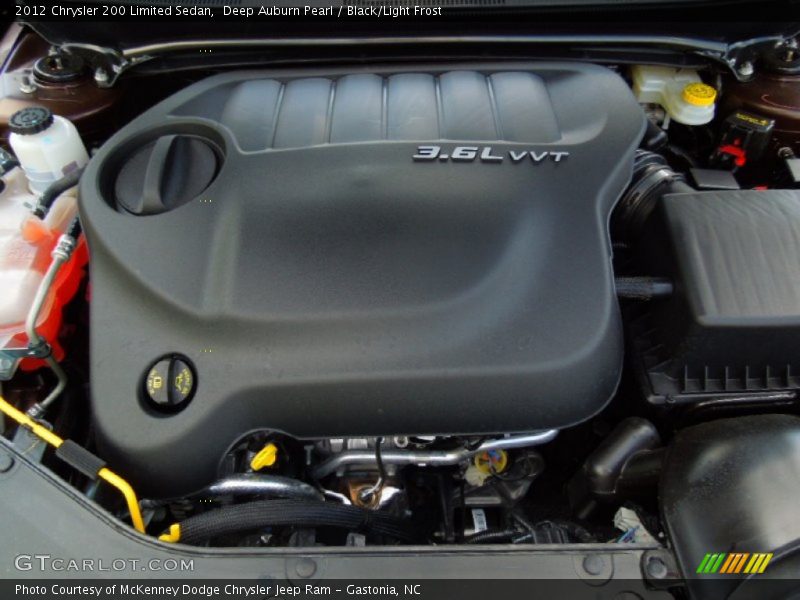 Deep Auburn Pearl / Black/Light Frost 2012 Chrysler 200 Limited Sedan