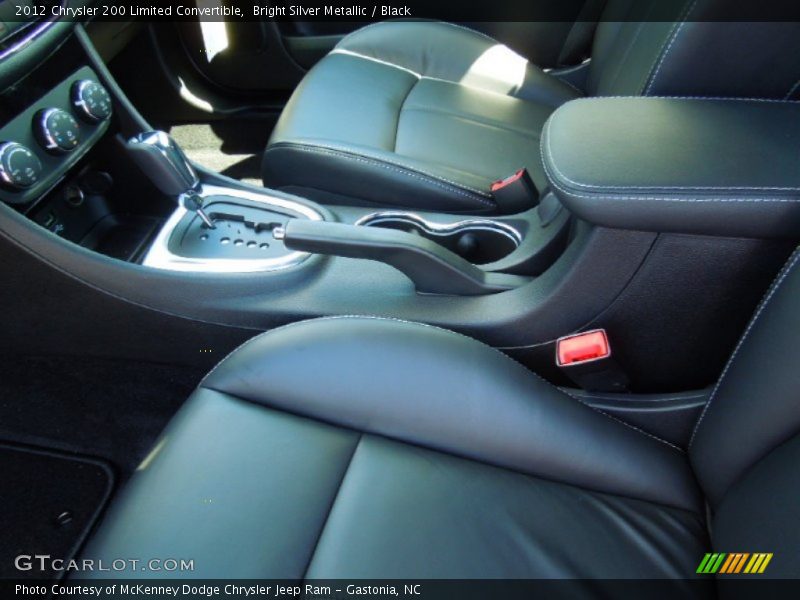 Bright Silver Metallic / Black 2012 Chrysler 200 Limited Convertible