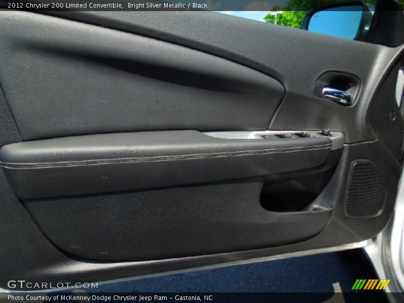 Bright Silver Metallic / Black 2012 Chrysler 200 Limited Convertible