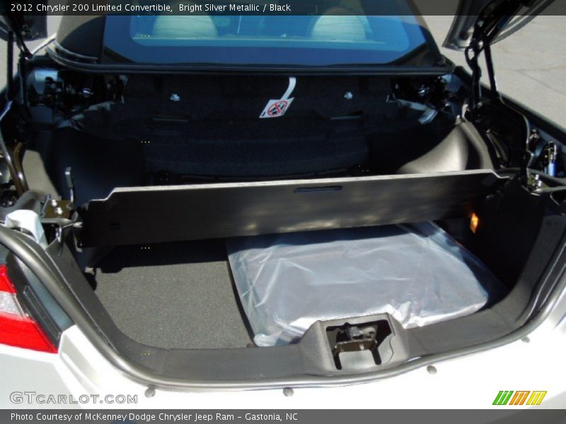 Bright Silver Metallic / Black 2012 Chrysler 200 Limited Convertible