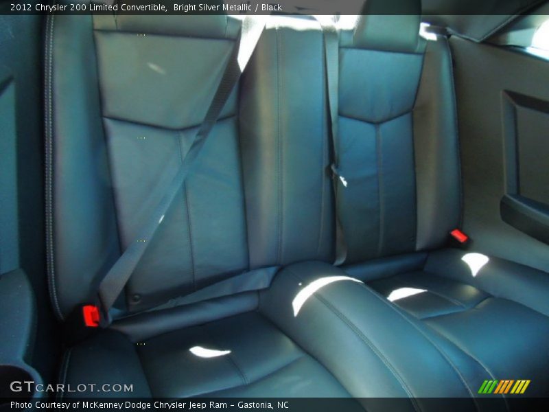 Bright Silver Metallic / Black 2012 Chrysler 200 Limited Convertible