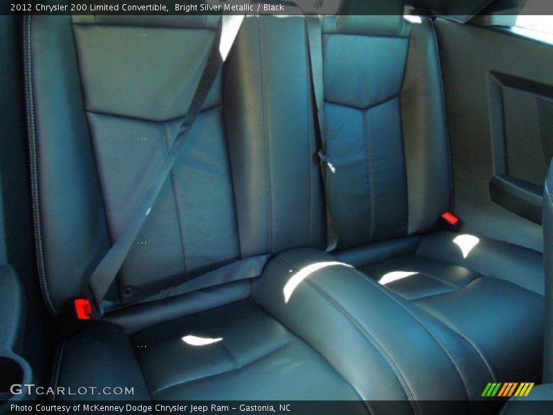 Bright Silver Metallic / Black 2012 Chrysler 200 Limited Convertible