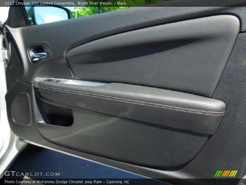 Bright Silver Metallic / Black 2012 Chrysler 200 Limited Convertible