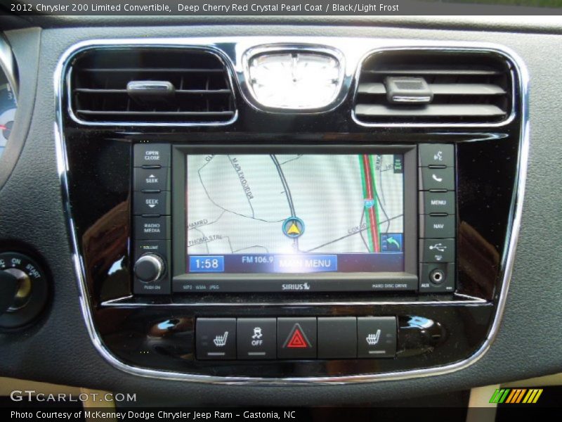 Navigation of 2012 200 Limited Convertible