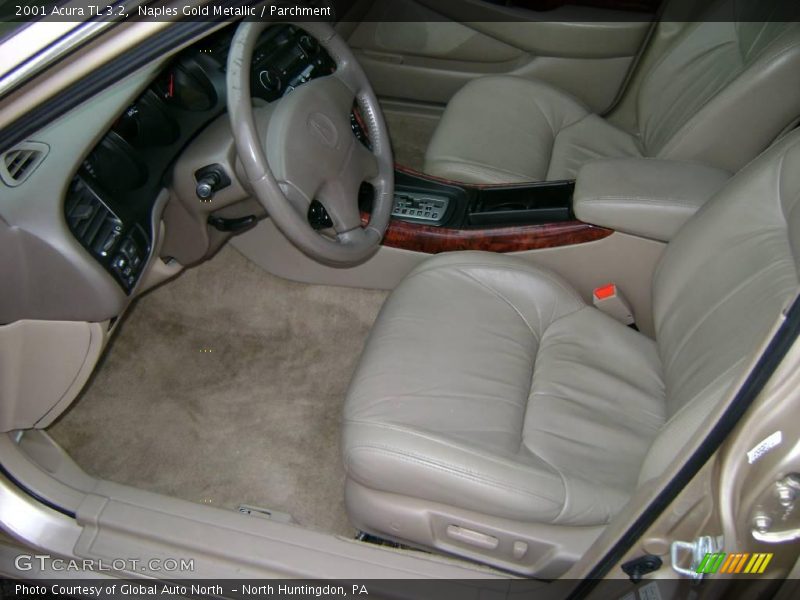 Naples Gold Metallic / Parchment 2001 Acura TL 3.2