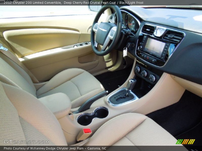  2012 200 Limited Convertible Black/Light Frost Interior
