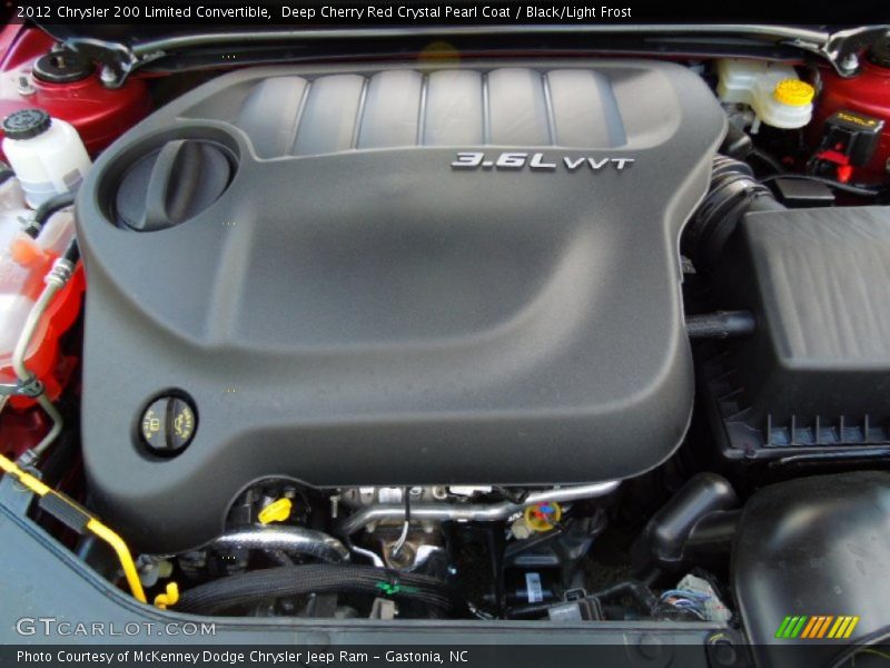  2012 200 Limited Convertible Engine - 3.6 Liter DOHC 24-Valve VVT Pentastar V6