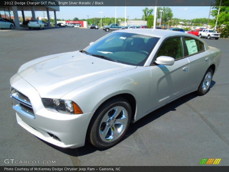 Bright Silver Metallic / Black 2012 Dodge Charger SXT Plus