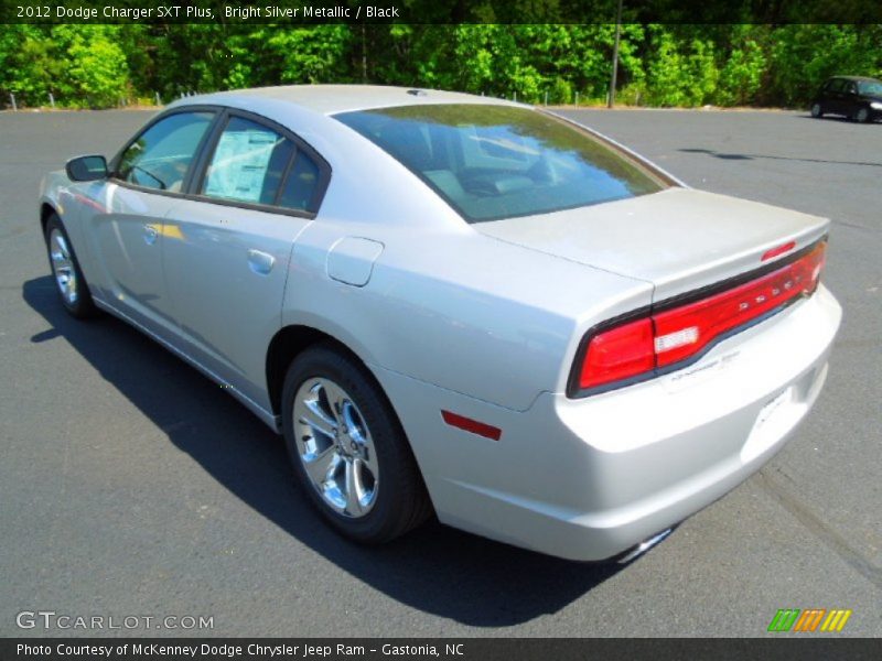 Bright Silver Metallic / Black 2012 Dodge Charger SXT Plus