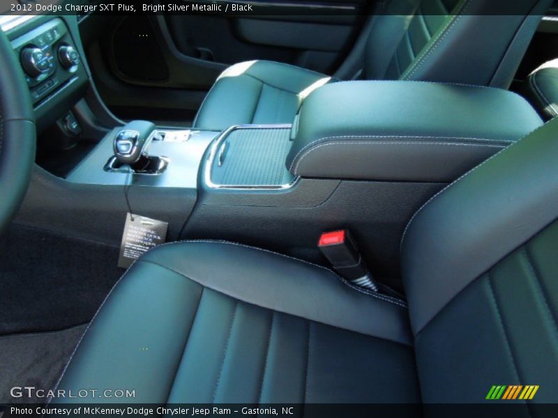 Bright Silver Metallic / Black 2012 Dodge Charger SXT Plus