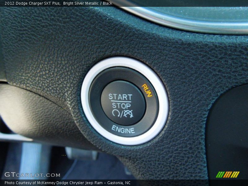 Bright Silver Metallic / Black 2012 Dodge Charger SXT Plus