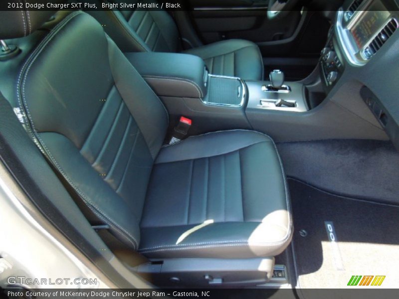 Bright Silver Metallic / Black 2012 Dodge Charger SXT Plus