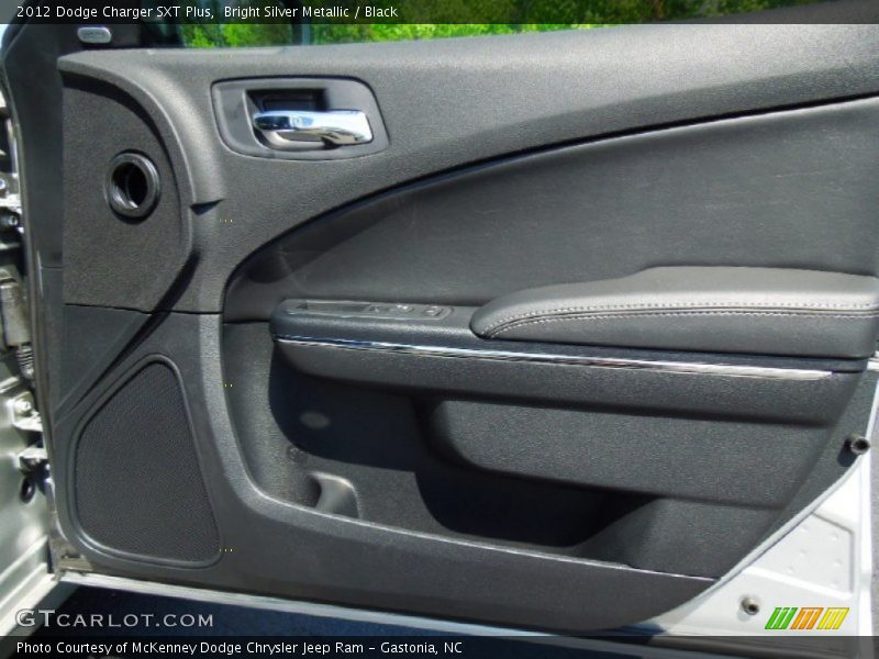 Bright Silver Metallic / Black 2012 Dodge Charger SXT Plus