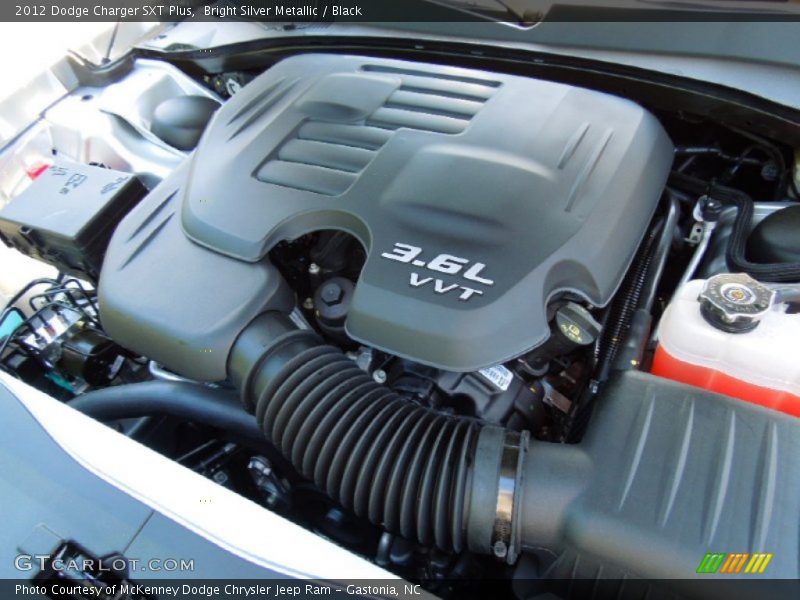 Bright Silver Metallic / Black 2012 Dodge Charger SXT Plus