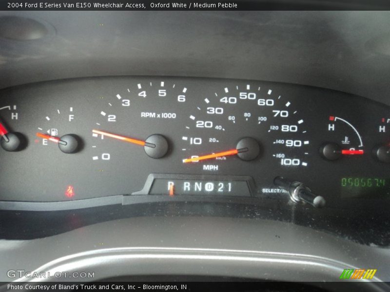  2004 E Series Van E150 Wheelchair Access E150 Wheelchair Access Gauges