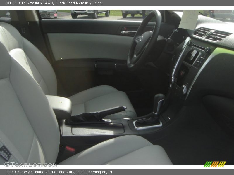 Black Pearl Metallic / Beige 2012 Suzuki Kizashi SE AWD