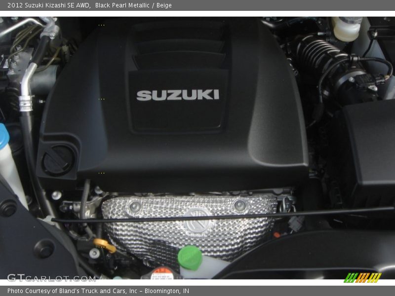 Black Pearl Metallic / Beige 2012 Suzuki Kizashi SE AWD