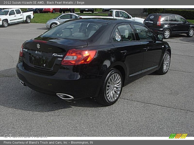 Black Pearl Metallic / Beige 2012 Suzuki Kizashi SE AWD