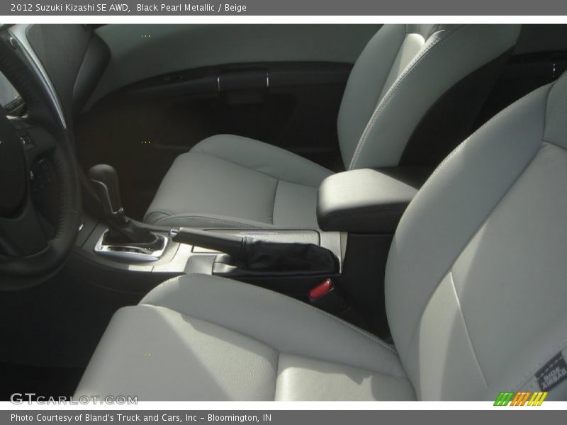 Black Pearl Metallic / Beige 2012 Suzuki Kizashi SE AWD