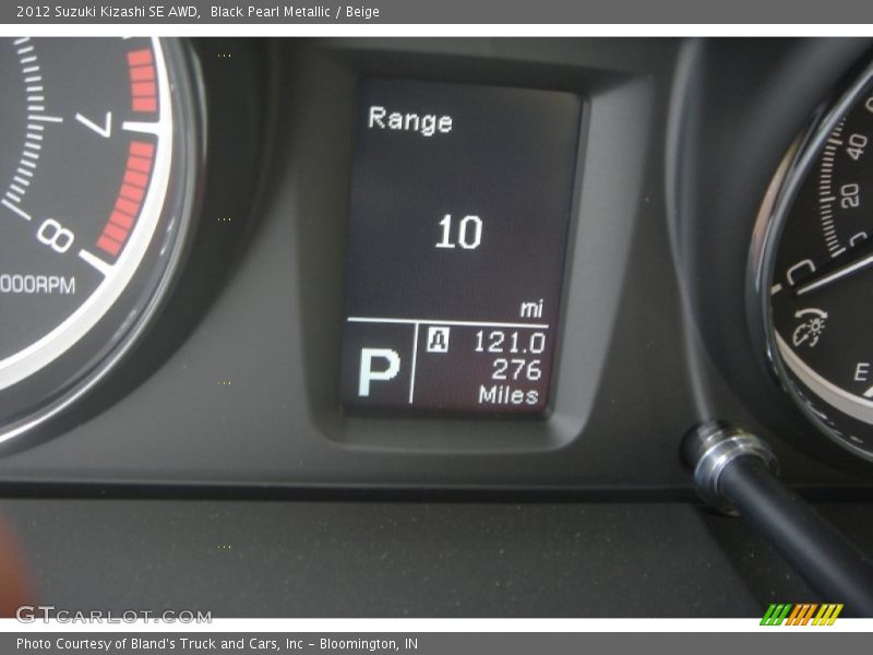 Black Pearl Metallic / Beige 2012 Suzuki Kizashi SE AWD