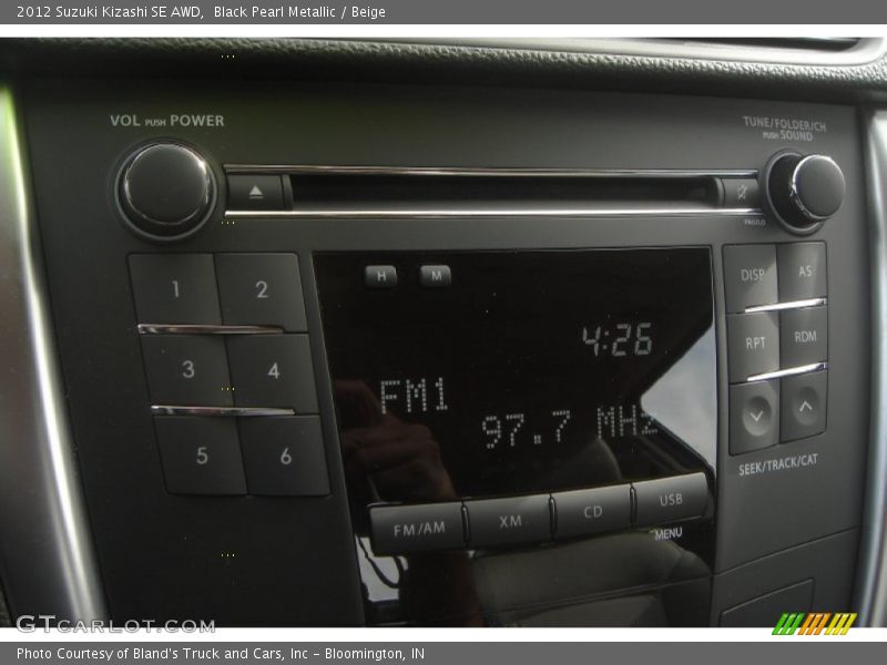 Black Pearl Metallic / Beige 2012 Suzuki Kizashi SE AWD
