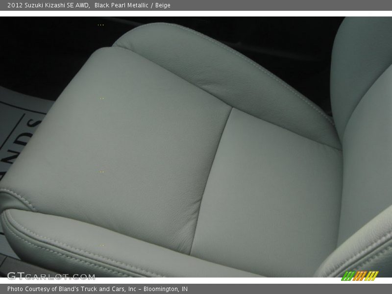 Black Pearl Metallic / Beige 2012 Suzuki Kizashi SE AWD