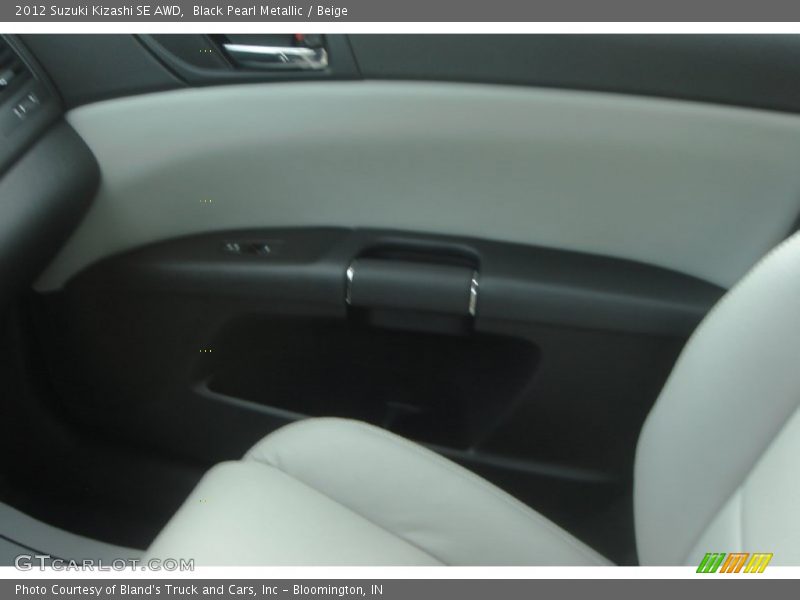 Black Pearl Metallic / Beige 2012 Suzuki Kizashi SE AWD