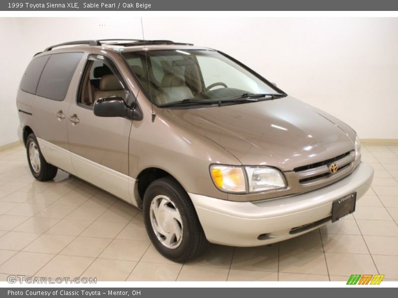 Sable Pearl / Oak Beige 1999 Toyota Sienna XLE