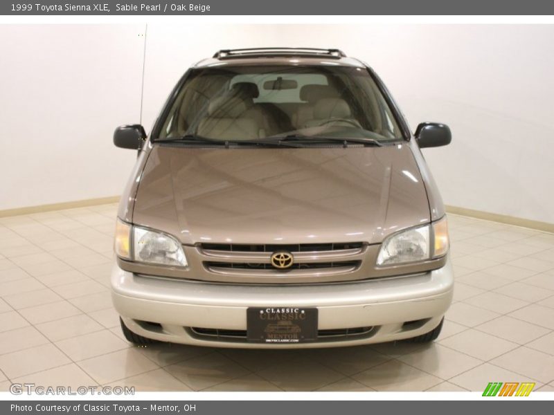 Sable Pearl / Oak Beige 1999 Toyota Sienna XLE