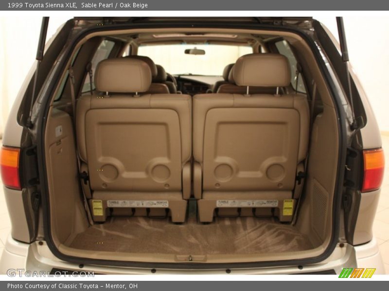 Sable Pearl / Oak Beige 1999 Toyota Sienna XLE