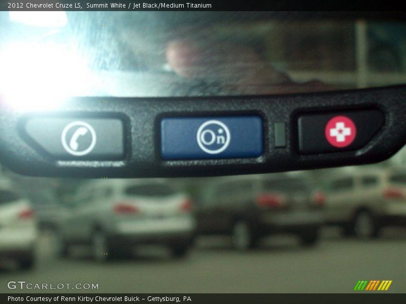Summit White / Jet Black/Medium Titanium 2012 Chevrolet Cruze LS