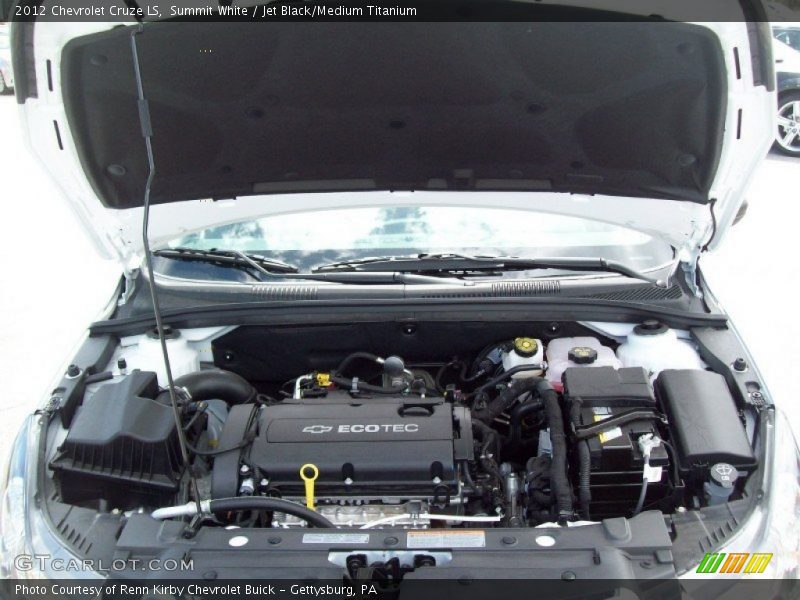 Summit White / Jet Black/Medium Titanium 2012 Chevrolet Cruze LS