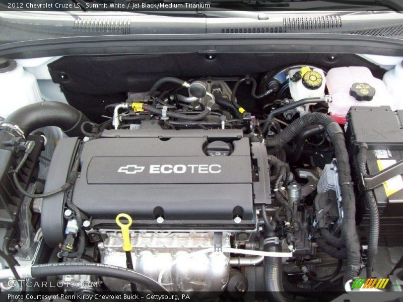 Summit White / Jet Black/Medium Titanium 2012 Chevrolet Cruze LS
