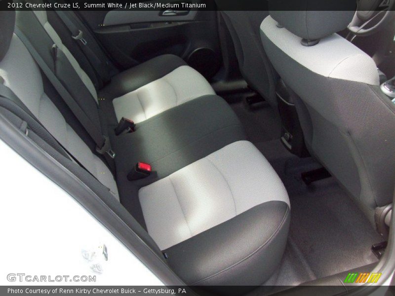 Summit White / Jet Black/Medium Titanium 2012 Chevrolet Cruze LS