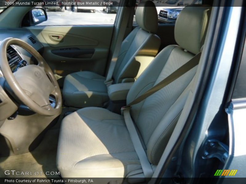 Nautical Blue Metallic / Beige 2006 Hyundai Tucson Limited