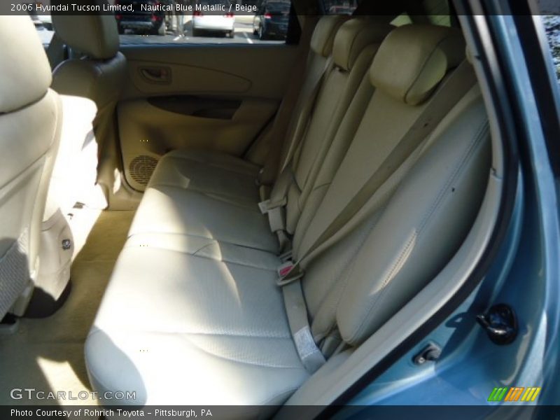 Nautical Blue Metallic / Beige 2006 Hyundai Tucson Limited