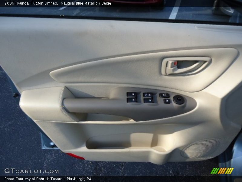 Nautical Blue Metallic / Beige 2006 Hyundai Tucson Limited