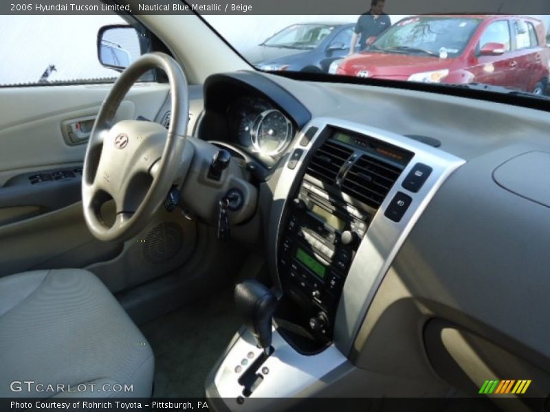Nautical Blue Metallic / Beige 2006 Hyundai Tucson Limited