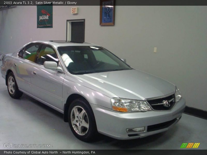Satin Silver Metallic / Ebony 2003 Acura TL 3.2