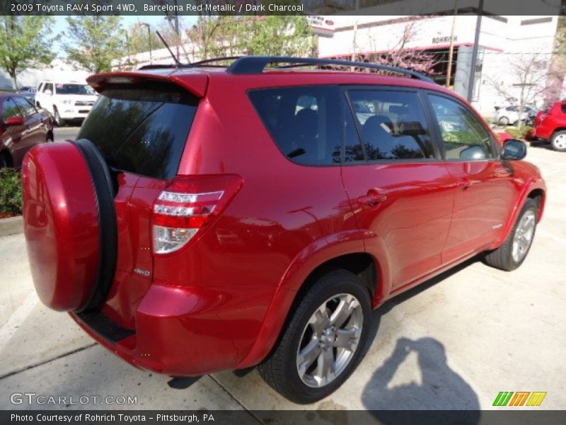 Barcelona Red Metallic / Dark Charcoal 2009 Toyota RAV4 Sport 4WD