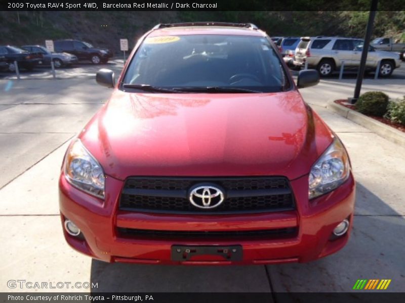 Barcelona Red Metallic / Dark Charcoal 2009 Toyota RAV4 Sport 4WD