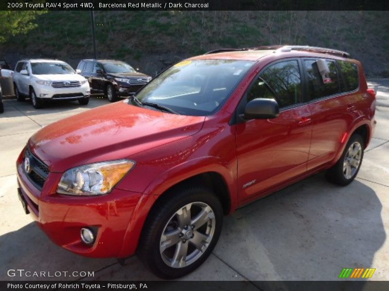 Barcelona Red Metallic / Dark Charcoal 2009 Toyota RAV4 Sport 4WD