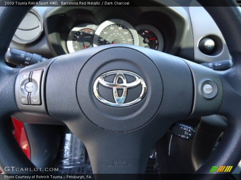 Barcelona Red Metallic / Dark Charcoal 2009 Toyota RAV4 Sport 4WD