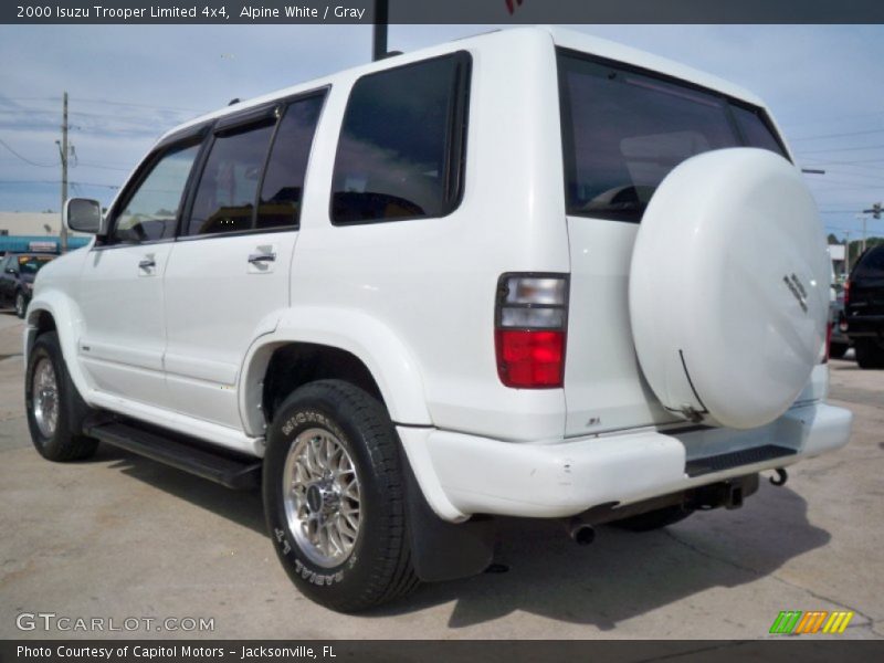 Alpine White / Gray 2000 Isuzu Trooper Limited 4x4