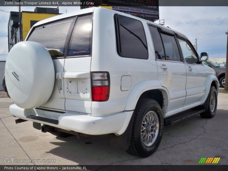 Alpine White / Gray 2000 Isuzu Trooper Limited 4x4