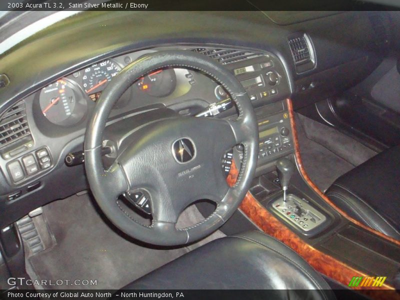 Satin Silver Metallic / Ebony 2003 Acura TL 3.2