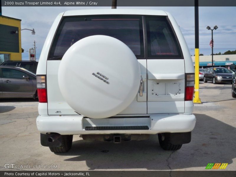 Alpine White / Gray 2000 Isuzu Trooper Limited 4x4