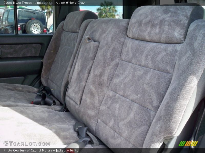 Alpine White / Gray 2000 Isuzu Trooper Limited 4x4