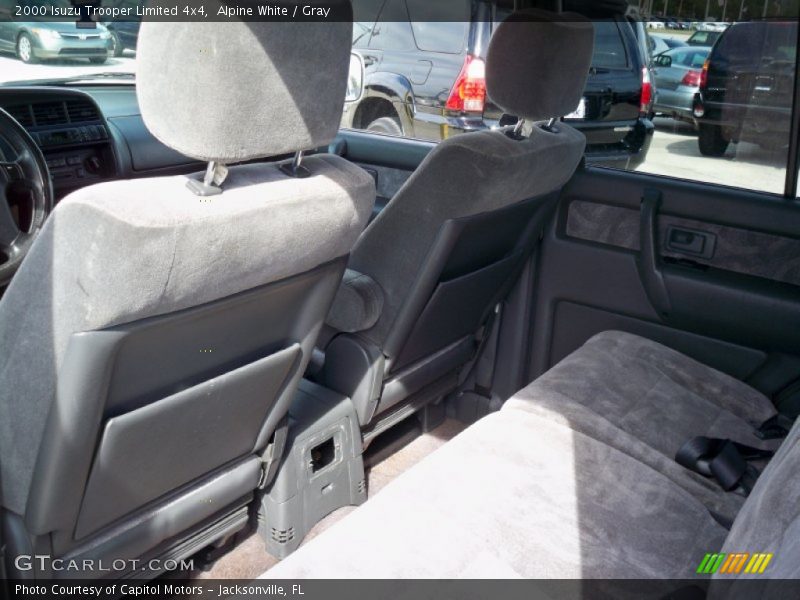 Alpine White / Gray 2000 Isuzu Trooper Limited 4x4